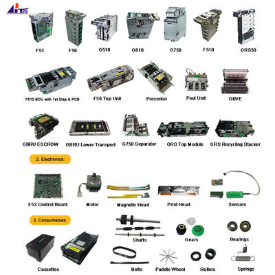 Fujitsu F53 F56 F510 GRS50 G510 G610 G750 Modules de distributeur Pièces de rechange pour GAB