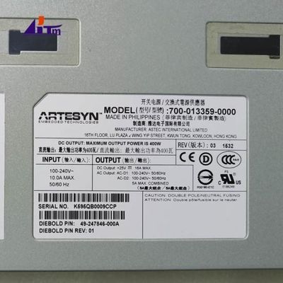 La machine d'atmosphère partie l'alimentation d'énergie de changement de Diebold 5500 400W 49247846000A