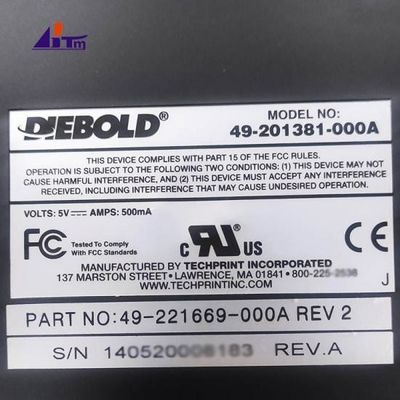 Les pièces détachées du guichet automatique Diebold Opteva clavier d'entretien USB 49221669000A