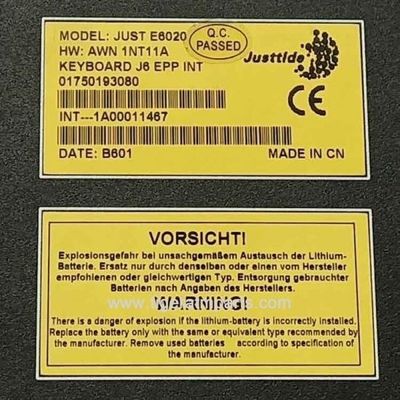 1750193080 Wincor Nixdorf clavier J6 EPP INT pièces détachées de machines