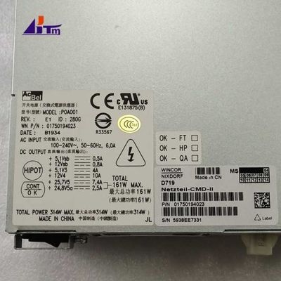 Pièces détachées de la machine ATM Wincor Nixdorf Cineo alimentation électrique CMD 1750194023