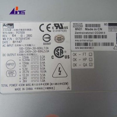 Parties de machines de guichet automatique Wincor Nixdorf alimentation centrale CCDM II 1750147241
