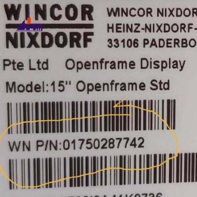Pièces détachées de la machine de guichet automatique Wincor Nixdorf 15 pouces Openframe Std Affichage LCD 1750287742