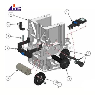 Pièces de rechange pour imprimante de cartes PVC Datacard SD460 ID avec lamineur