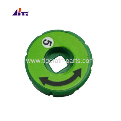 NCR ATM Partie SDM2 Transports inférieurs en plastique à rouleaux verts 484-0106810-02